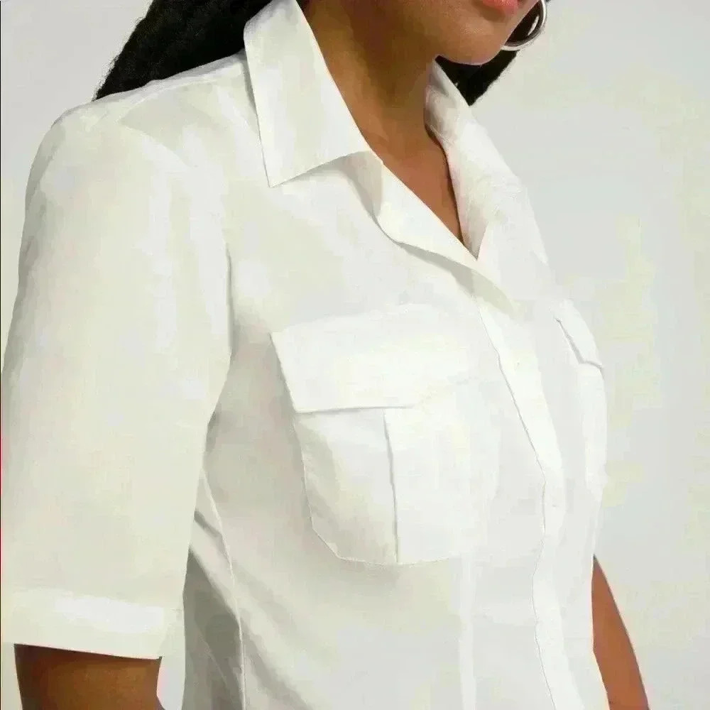Cinched Tunic Shirt by Good American! - Picture 2 of 5